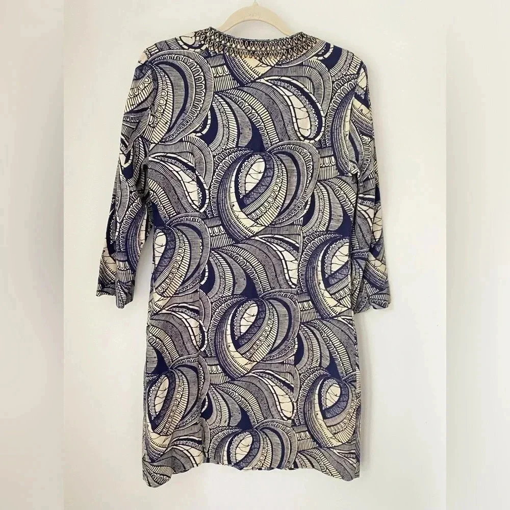 Tory Burch Dress Women’s 8 Leila Caftan Beaded